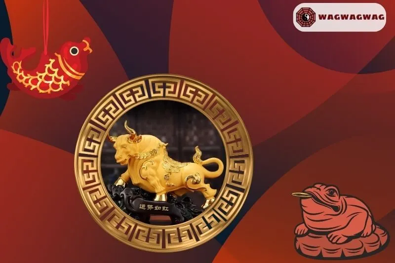 Những vật phẩm kết hợp với tượng trâu vàng để tăng hiệu quả phong thủy