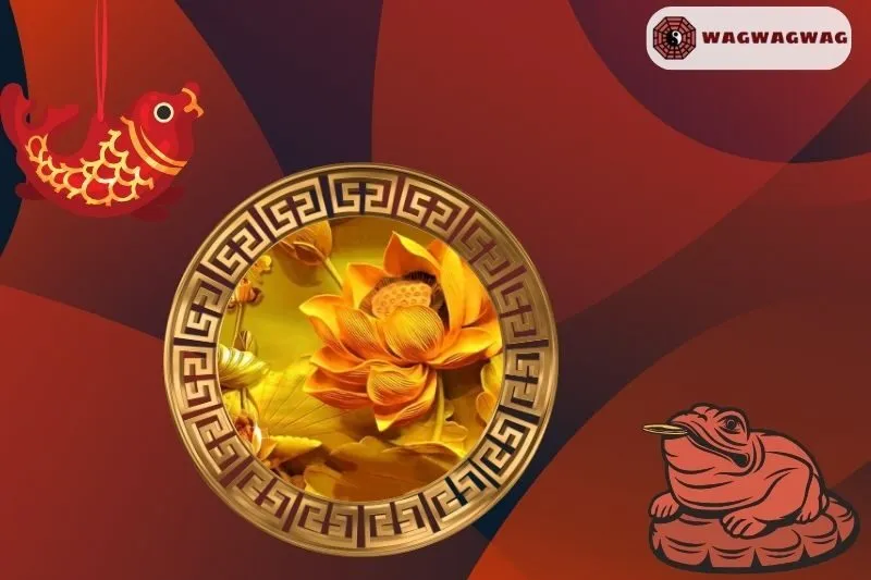 Tranh bông sen vàng phong thủy hợp tuổi nào?