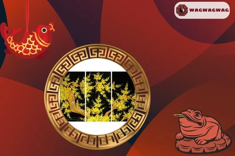 Cách đặt tranh hoa mai vàng hợp phong thủy