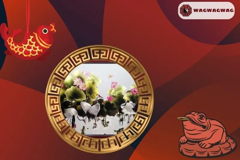 Cách treo tranh sen hạc phong thủy để thu hút năng lượng tốt