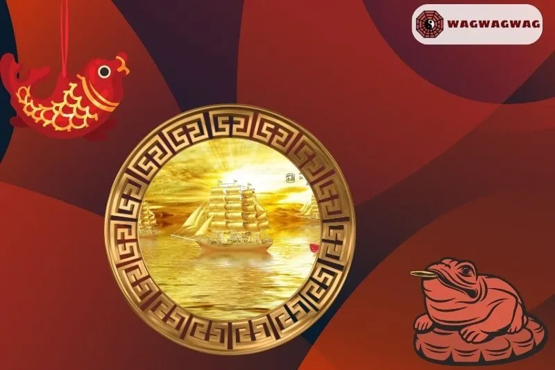 Cách đặt tranh thuyền vàng phong thủy để thu hút tài lộc