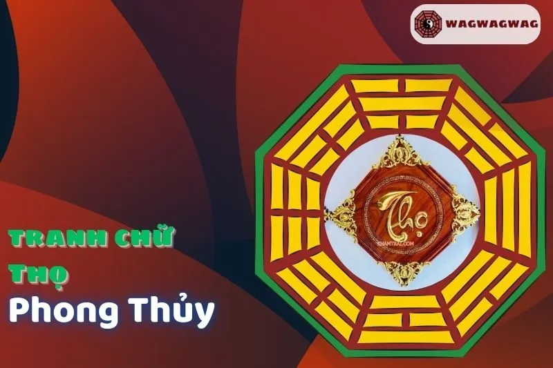 Ý nghĩa tranh chữ Thọ phong thủy và cách treo đúng chuẩn