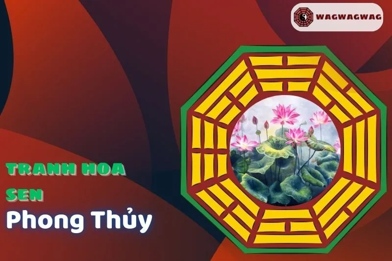 Ý nghĩa tranh hoa sen phong thủy và cách treo mang lại tài lộc