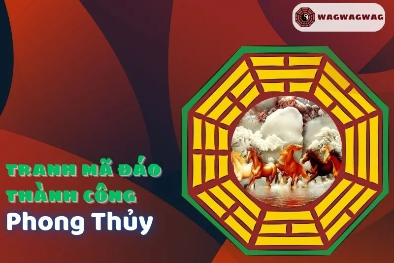 Ý nghĩa tranh mã đáo thành công phong thủy và cách treo đúng